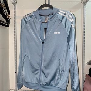 NWT Adidas jacket BABY BLUE